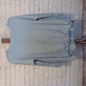 French Laundry Waffle Knit Top